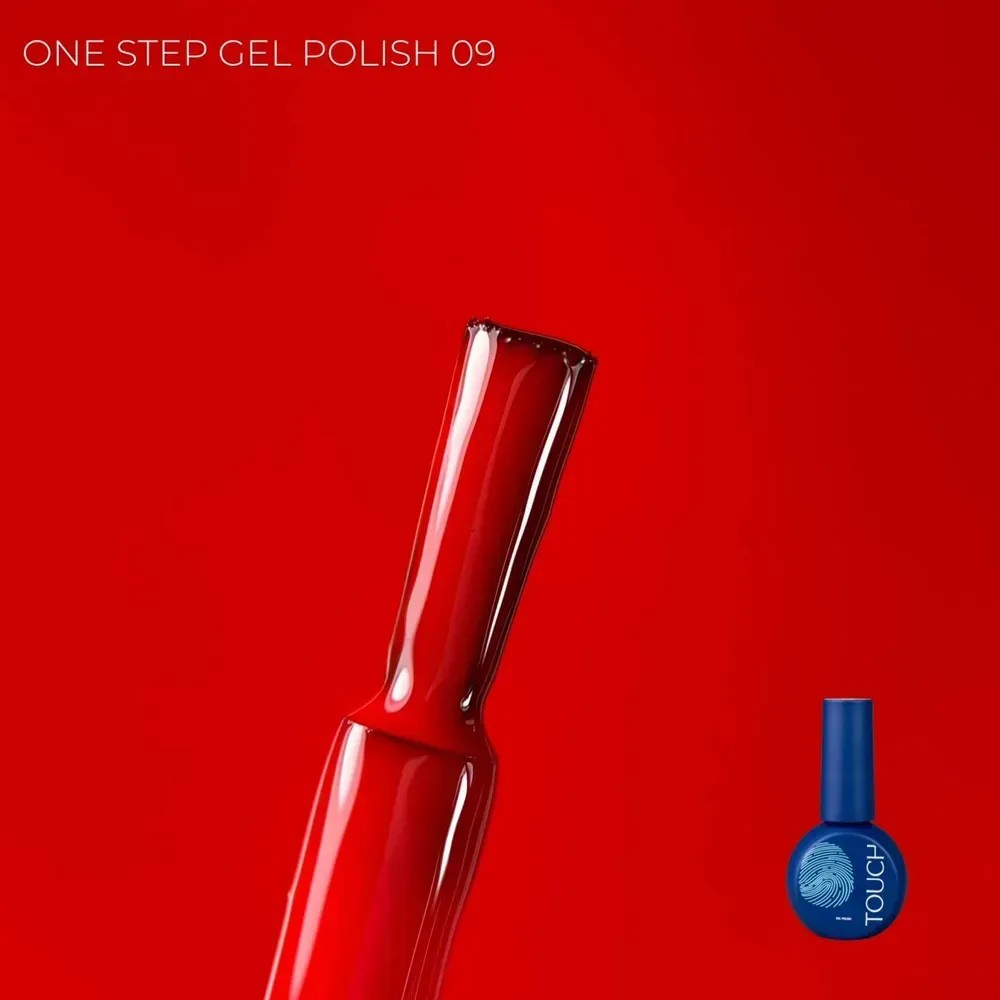 TOUCH One Step gél lakk 9 ml No.09 – fukszia pink