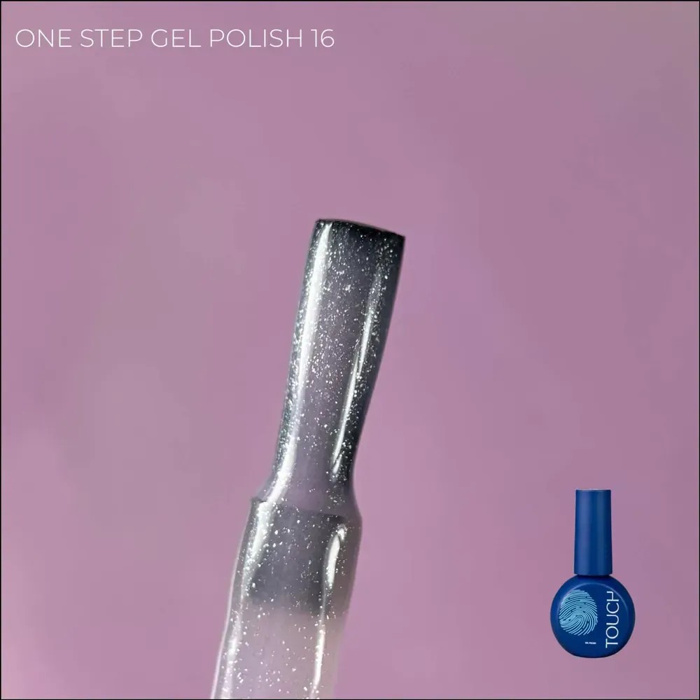 TOUCH One Step gél lakk 9 ml No.16 – lágy rózsaszín