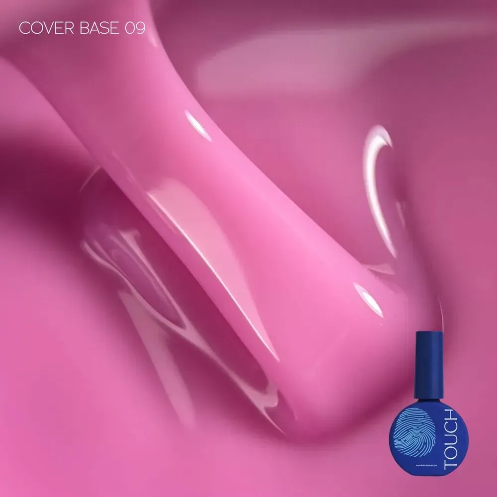 TOUCH Cover Base 13 ml No.09 – telített fukszia pink