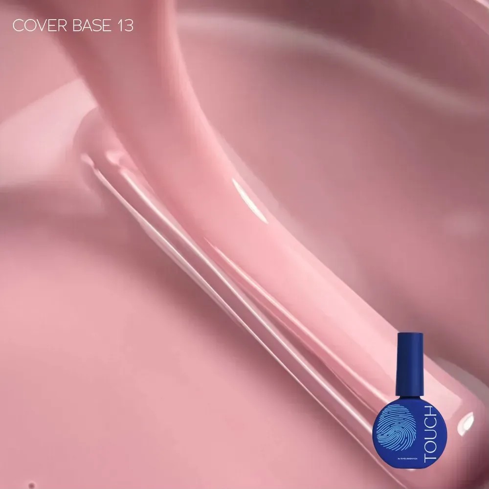 TOUCH Cover Base 13 ml No.13 – lágy rózsás nude