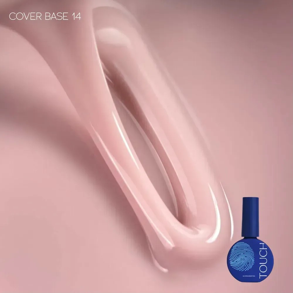 TOUCH Cover Base 13 ml No.14 – meleg bézs nude