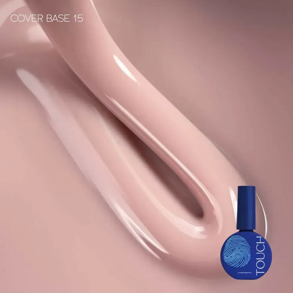 TOUCH Cover Base 13 ml No.15 – mokka-barnás nude