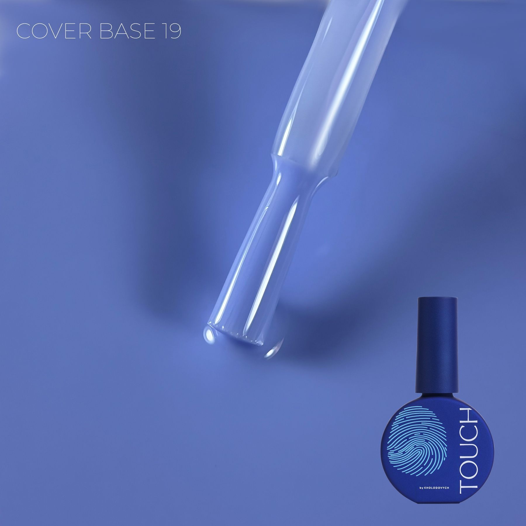TOUCH Cover Base 13 ml No.19 – búzavirágkék