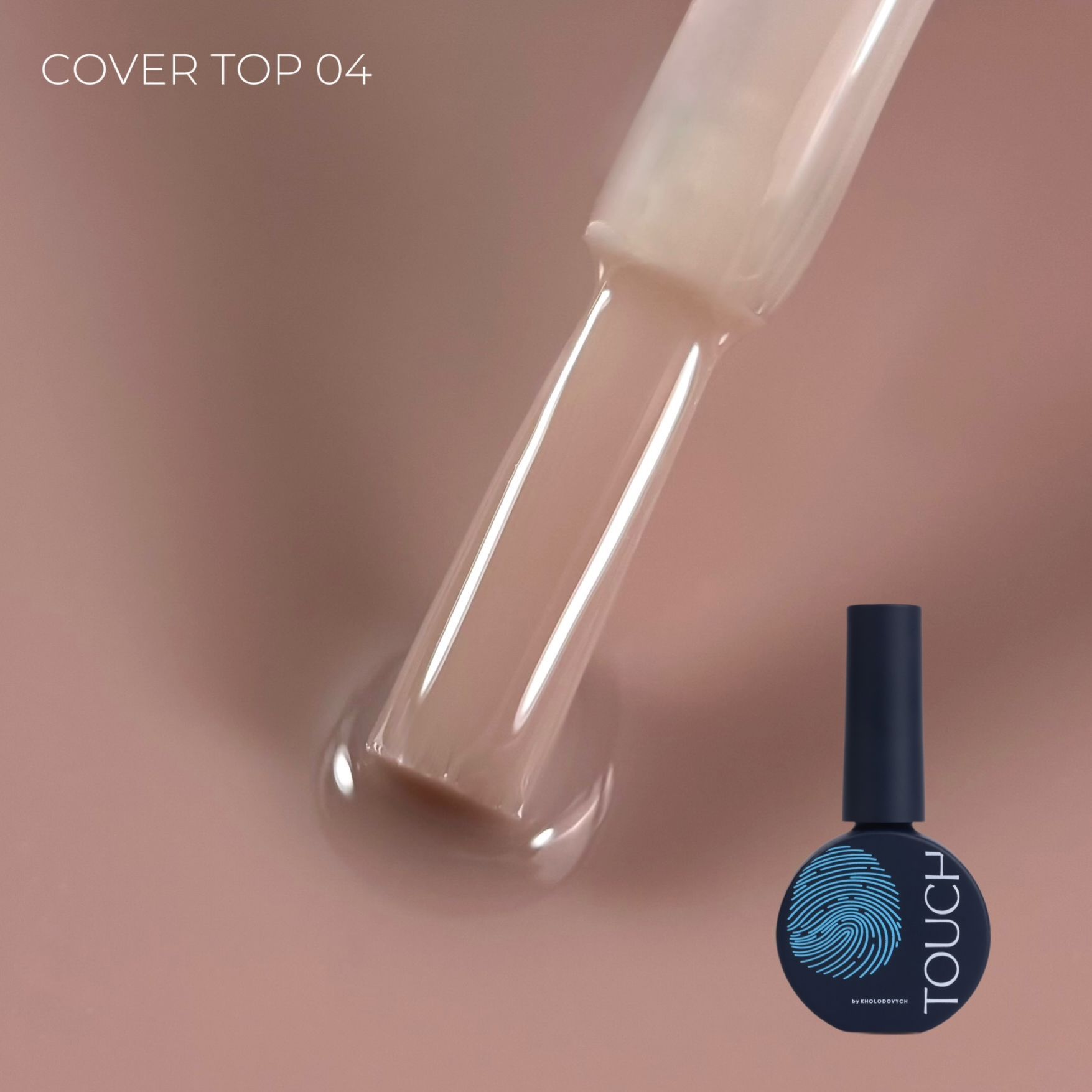 TOUCH Cover Top 13 ml No.04 Camel – bézs fátyol