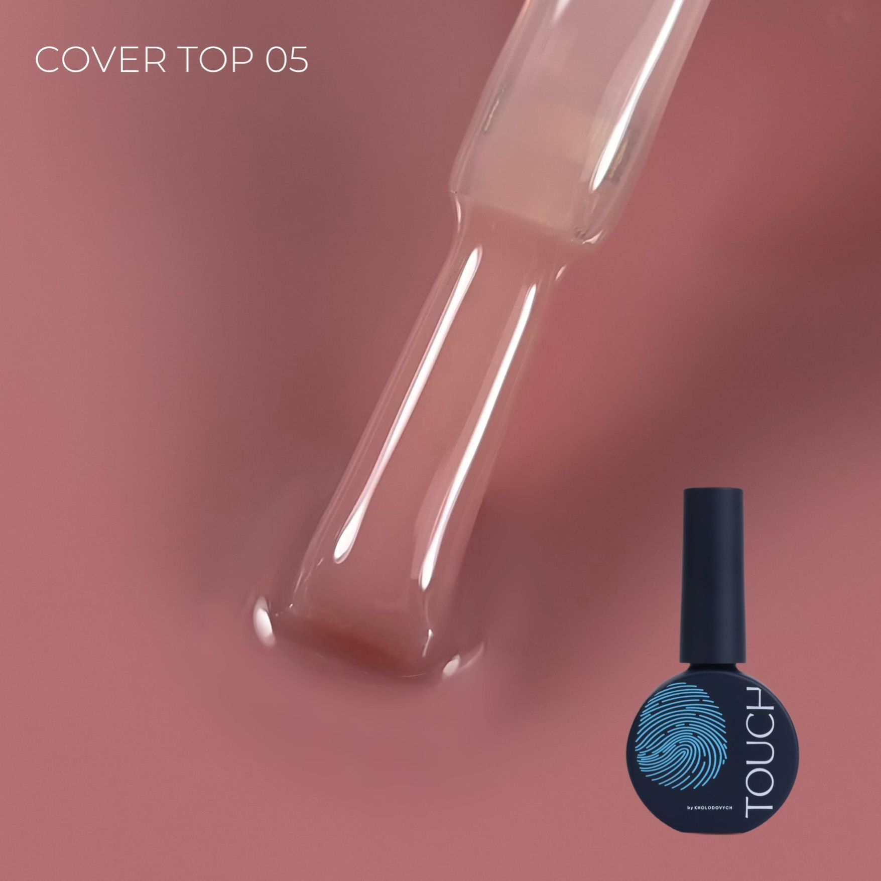 TOUCH Cover Top 13 ml No.05 Satin – rózsás nude fátyol