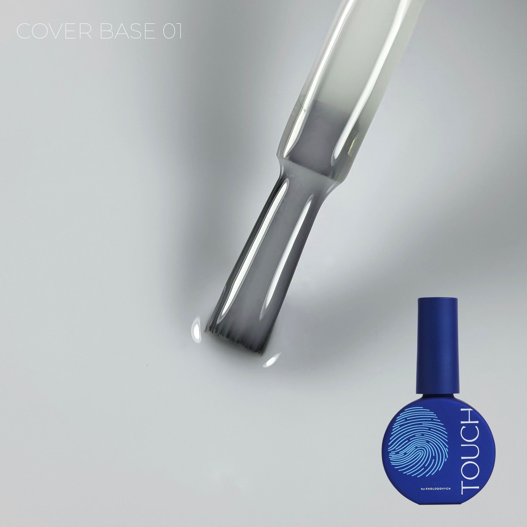 TOUCH Cover Base 13 ml No.01 – tejfehér