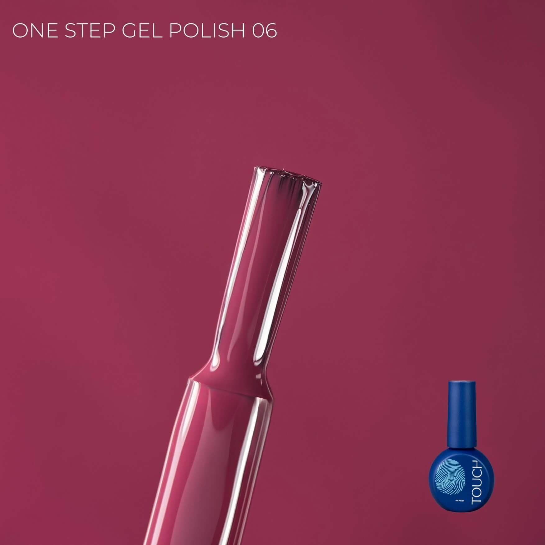 TOUCH One Step gél lakk 9 ml No.06 – szilvabordó
