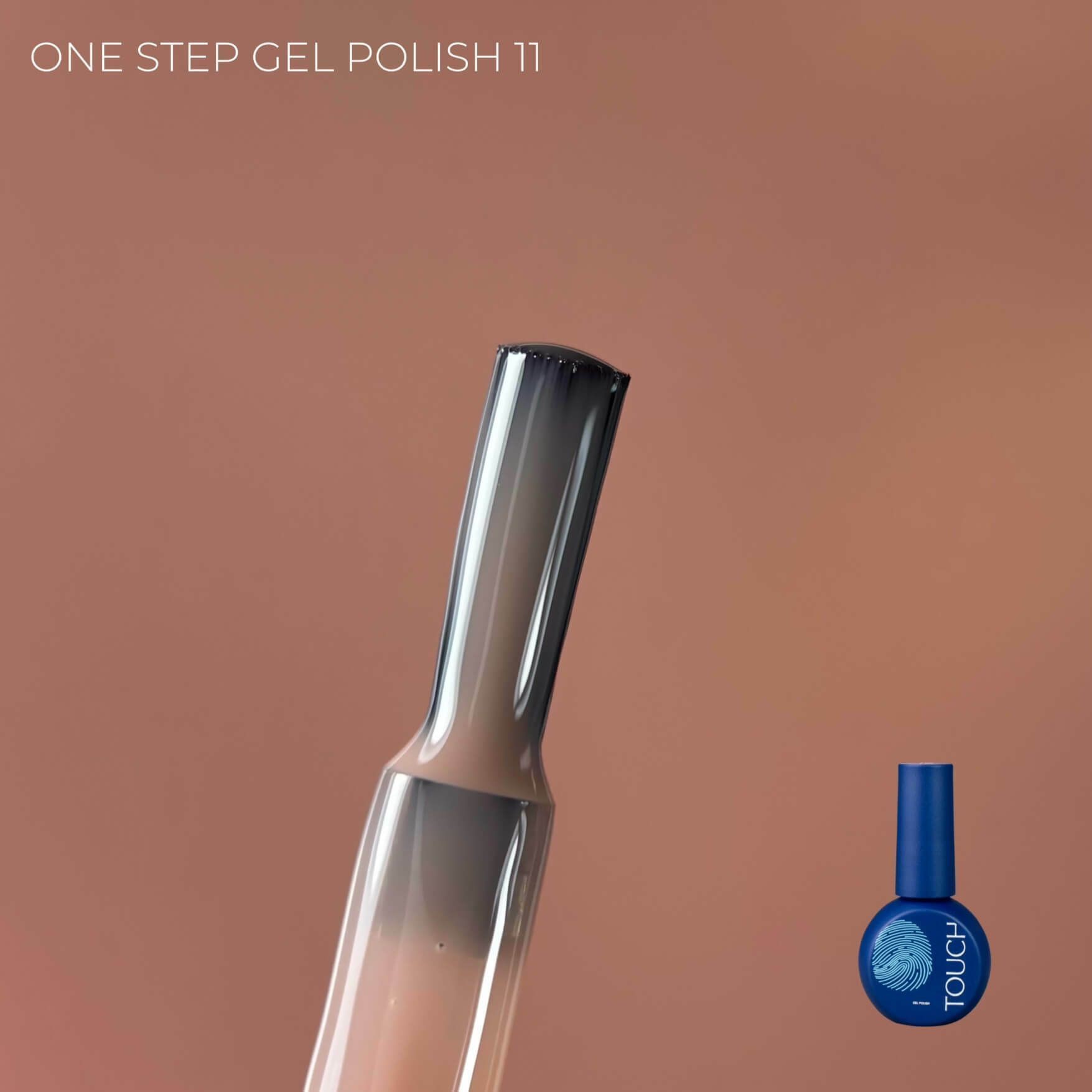 TOUCH One Step gél lakk 9 ml No.11 – karamelles bézs nude