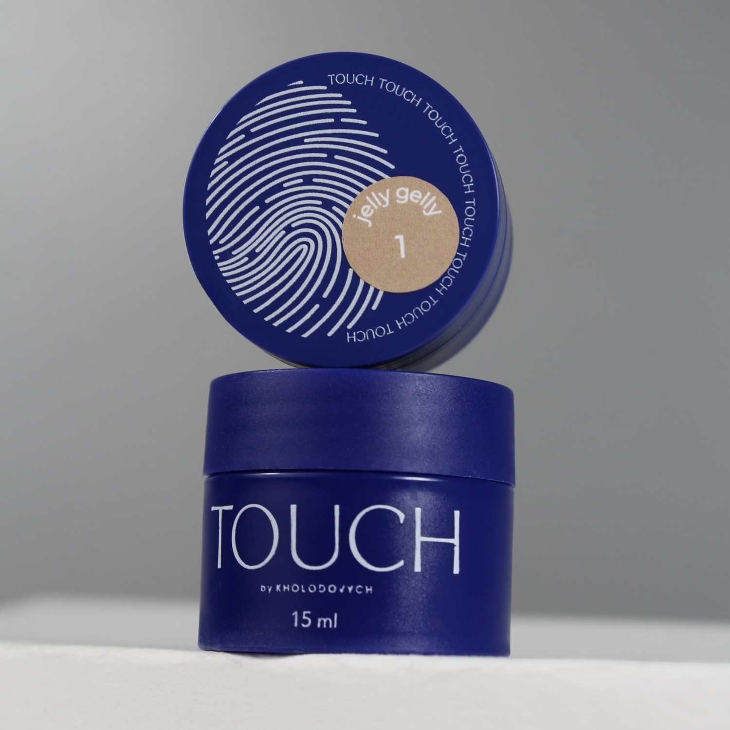 TOUCH Jelly Gelly 15 ml No.01 – tejes, áttetsző krémfehér