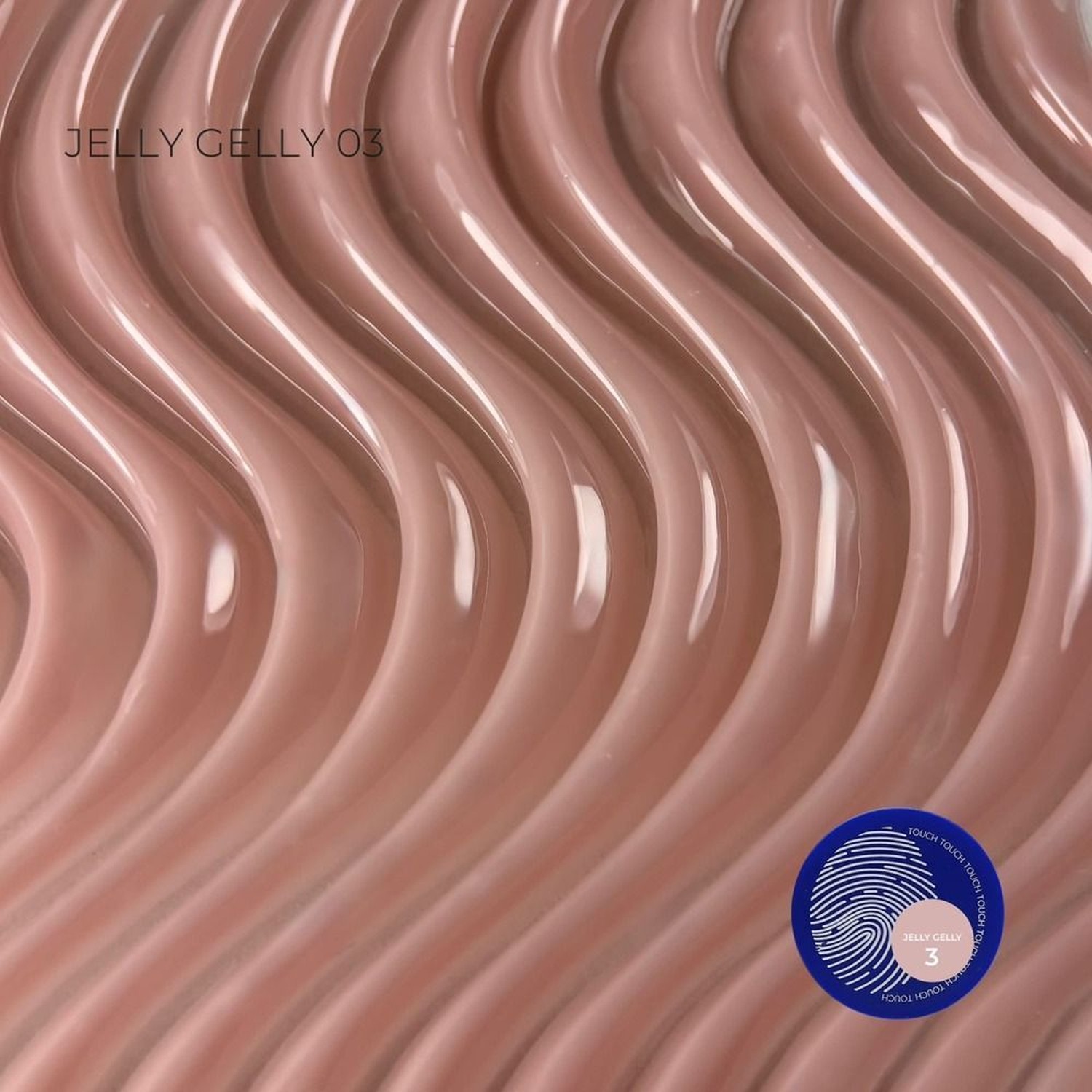 TOUCH Jelly Gelly 15 ml No.03 – meleg, barackos bézs nude