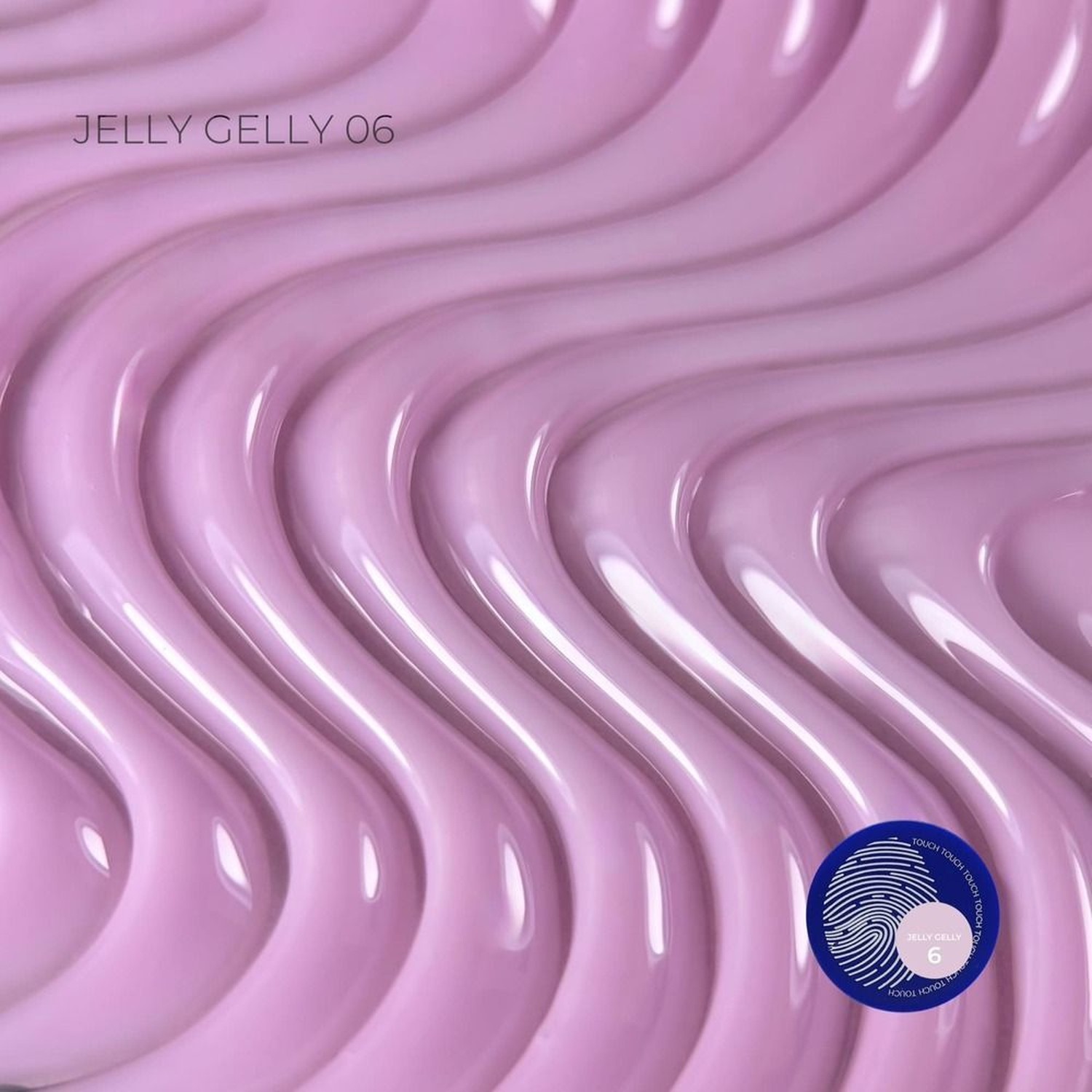 TOUCH Jelly Gelly 15 ml No.06 – hűvös, lilás rózsaszín