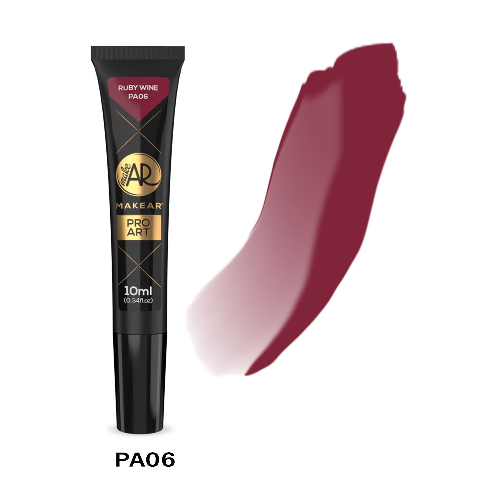 MAKEAR ProArt Gel festőzselé PA06 - 10 ml - Ruby Wine