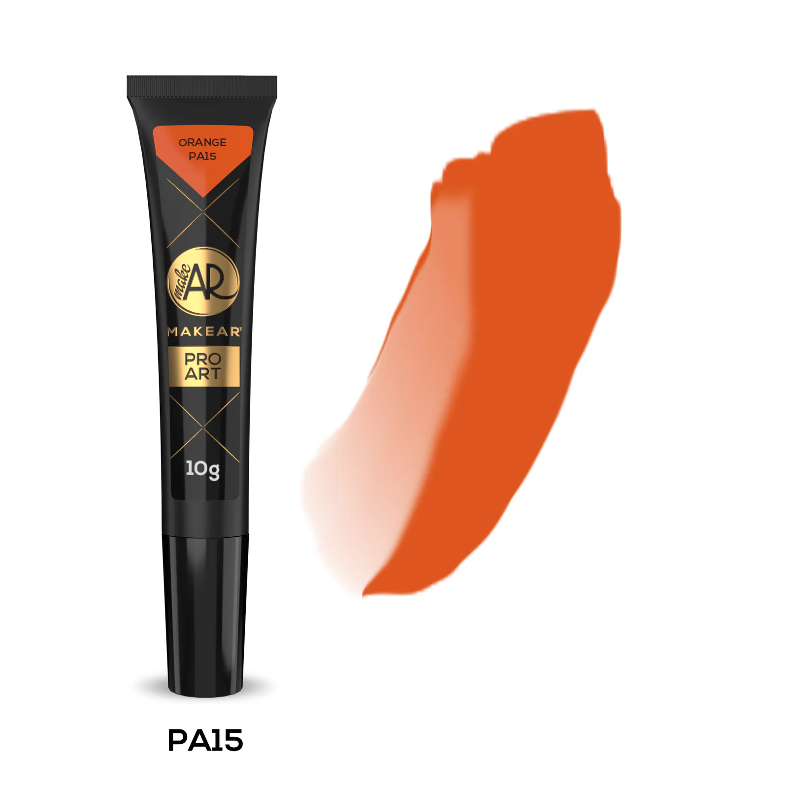 MAKEAR ProArt Gel festőzselé PA15 - 10 ml - Orange