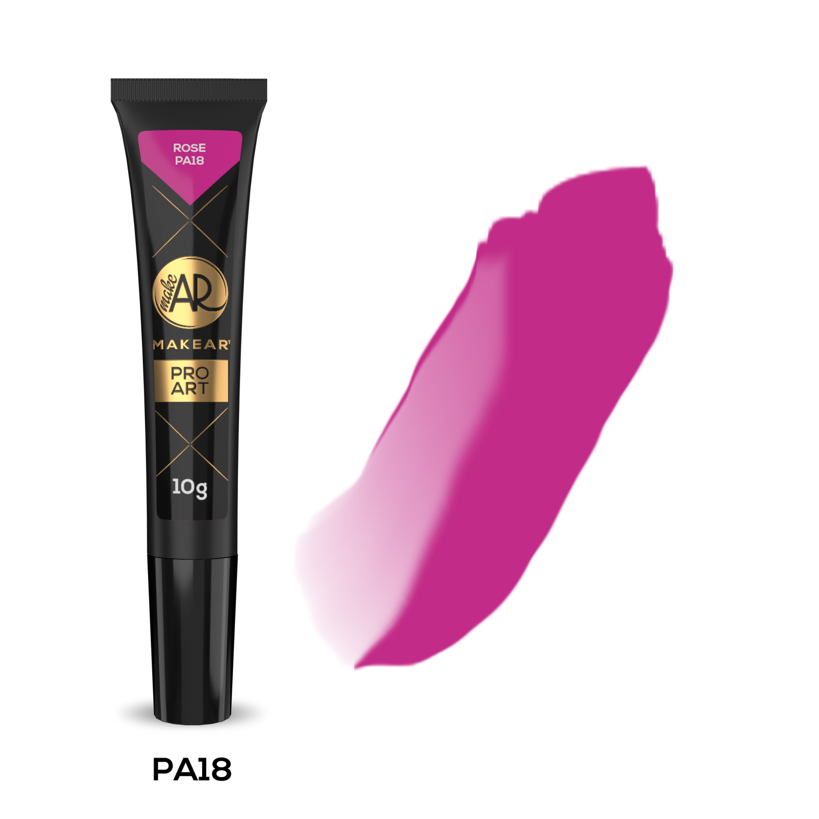 MAKEAR ProArt Gel festőzselé PA18 - 10 ml - Rose