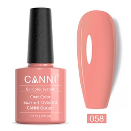 CANNI UV/LED gél lakk 7.3 ml No.058