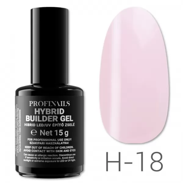 Profinails Hybrid LED/UV Builder Gél 15 g No.H-18