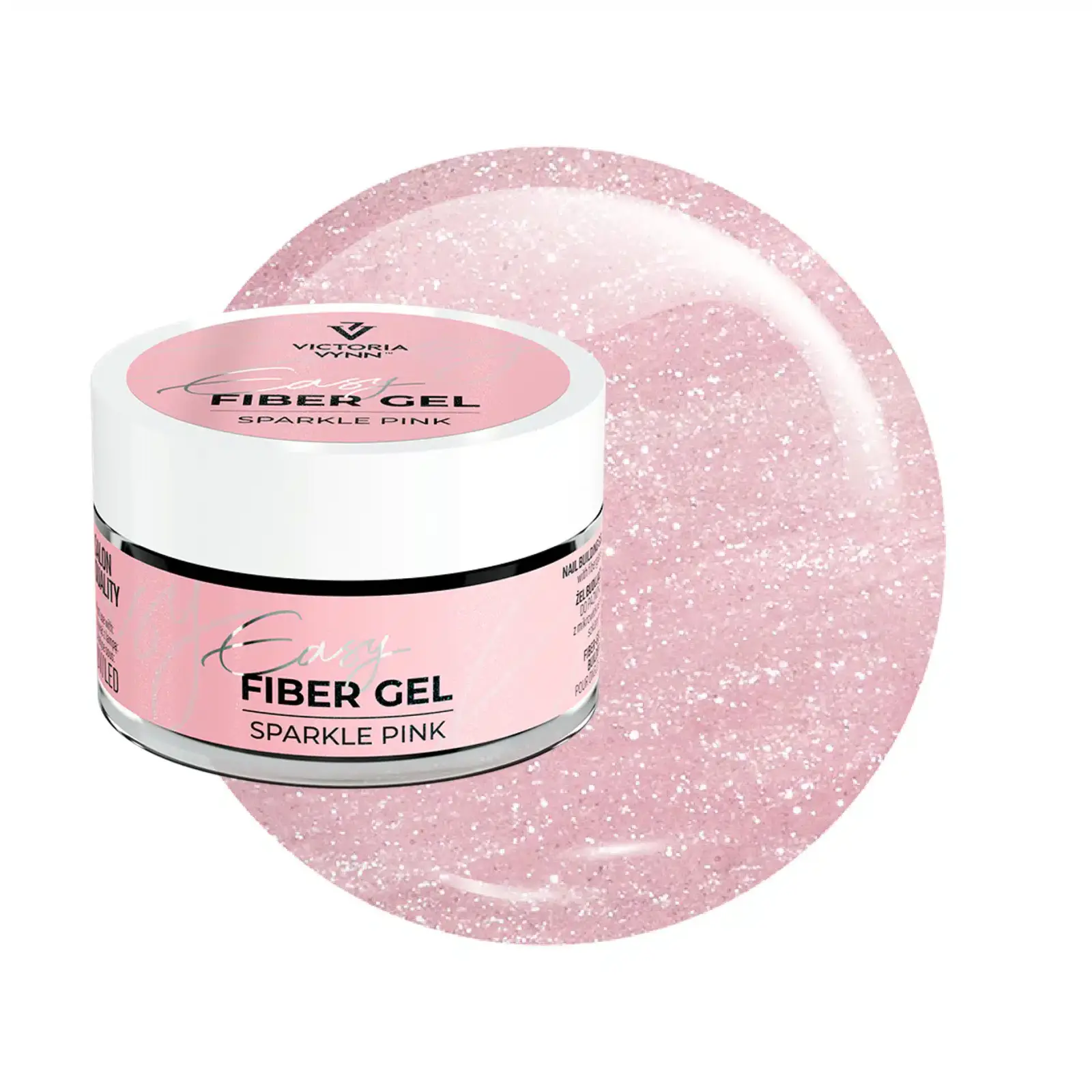 Victoria Vynn - Easy Fiber Gel 15ml - Sparkle Pink