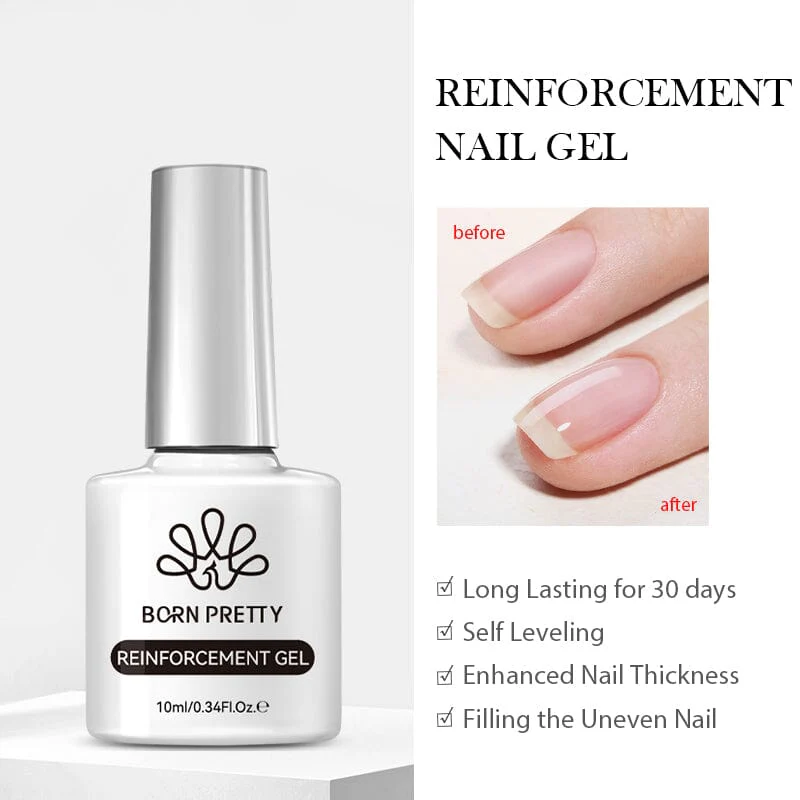Born Pretty - Reinforcement Base Gel 10 ml - Rugalmas, sűrű állagú alapzselé