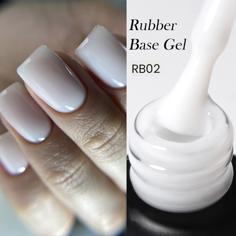Born Pretty Pro HEMA FREE Rubber Base Gel 15 ml - RB02 Milky White