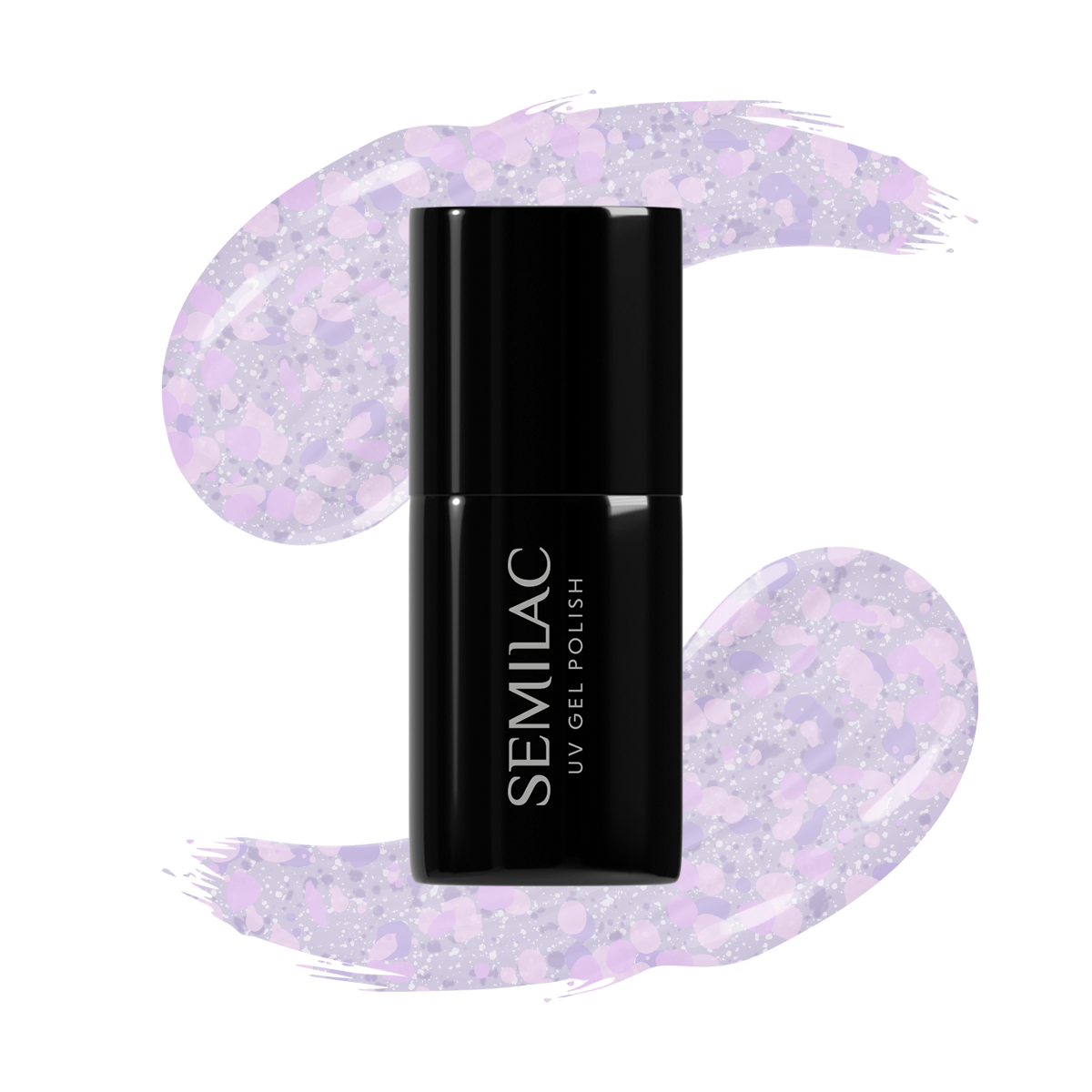 SEMILAC UV/LED Gél Lakk 7ml - 492 - HEMA FREE - Icy Lavender Bliss