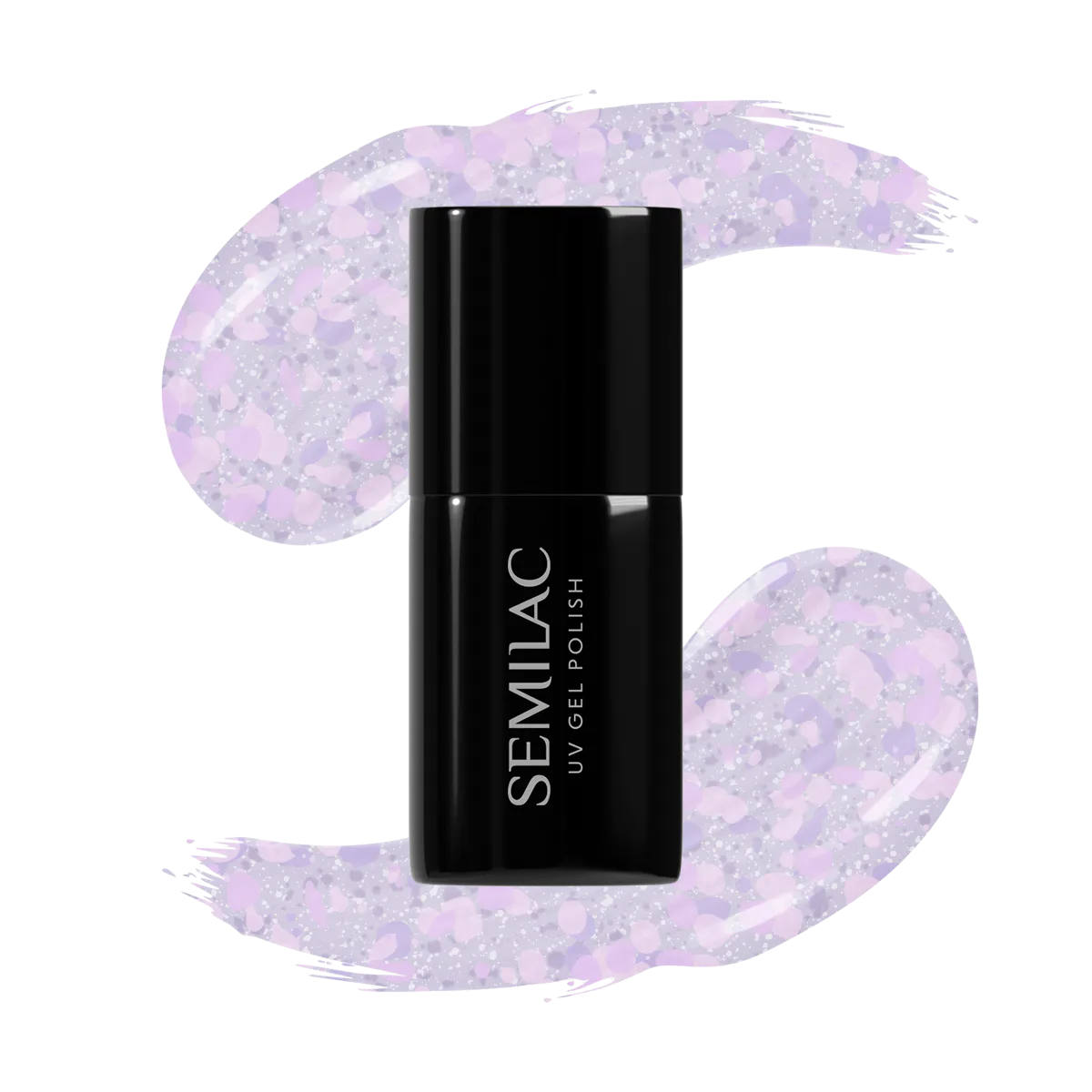 SEMILAC UV/LED Gél Lakk 7ml - 492 - HEMA FREE - Icy Lavender Bliss