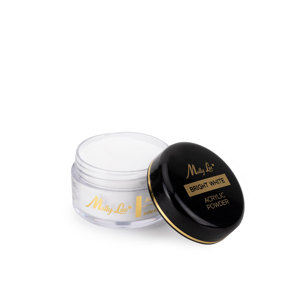 MollyLac porcelánpor – Bright White – 15 g