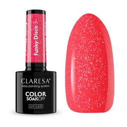 CLARESA UV/LED gél lakk 5g - FUNKY DISCO 3