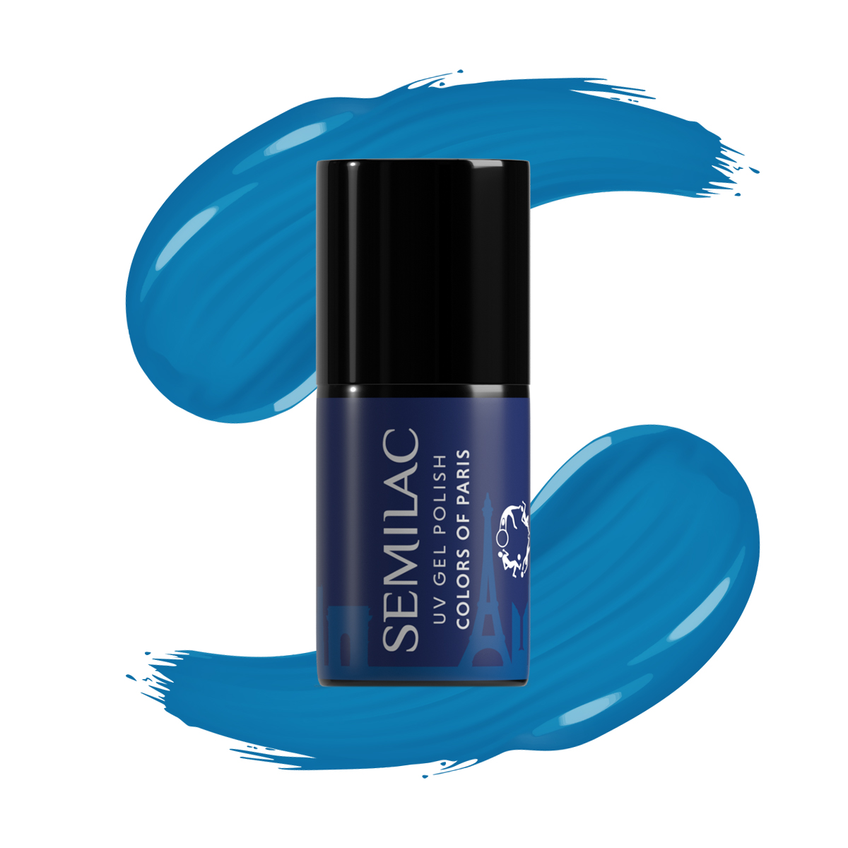 SEMILAC UV/LED Gél Lakk 7ml - 798 - Parisian Sky