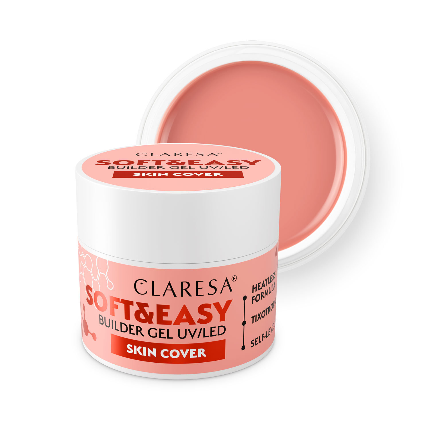 CLARESA Soft&Easy Builder Gél 90g - Skin Cover