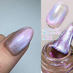 BORN PRETTY Aurora Cat Magnetic UV/LED gél lakk 10 ml - AC06