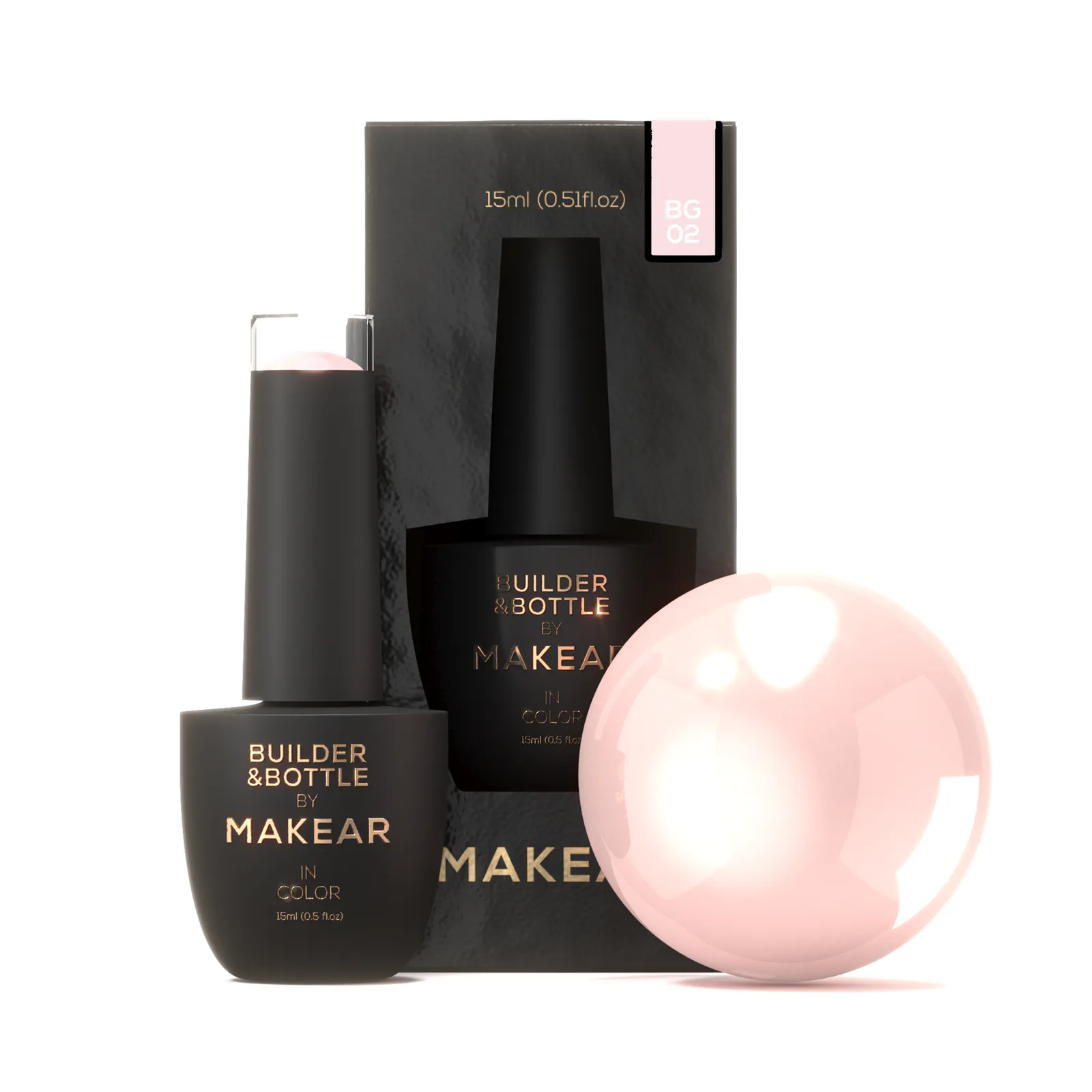MAKEAR Builder&Bottle Base 15 ml - HEMA-FREE - BG02