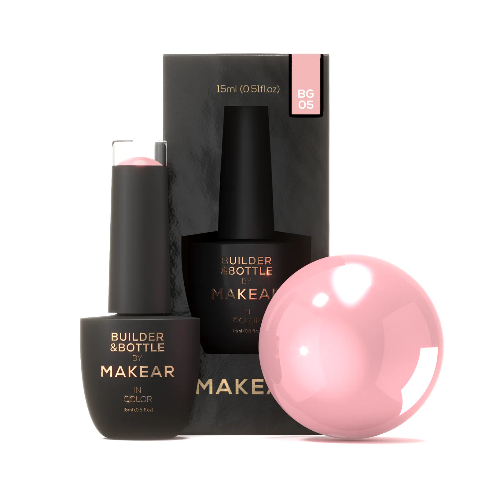 MAKEAR Builder&Bottle Base 15 ml - HEMA-FREE - BG05