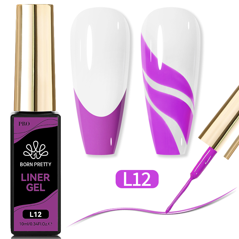 BORN PRETTY PRO Liner Gel 10 ml - L12