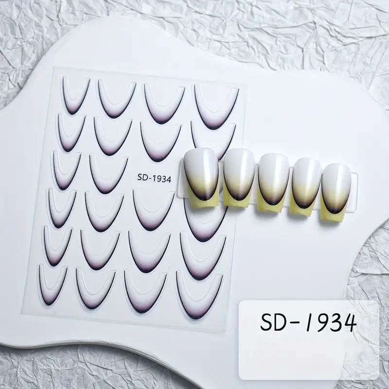 Francia mosolyvonal matrica (árnyékkal)  No.SD1934