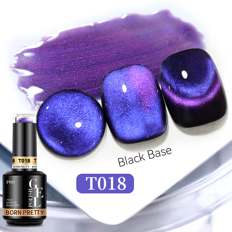 BORN PRETTY PRO UV/LED gél lakk 15 ml - T018 - Double Light Cat Eye