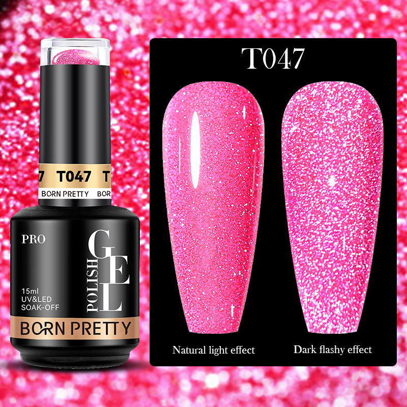 BORN PRETTY PRO UV/LED gél lakk 15 ml - T047 - Reflective Gel