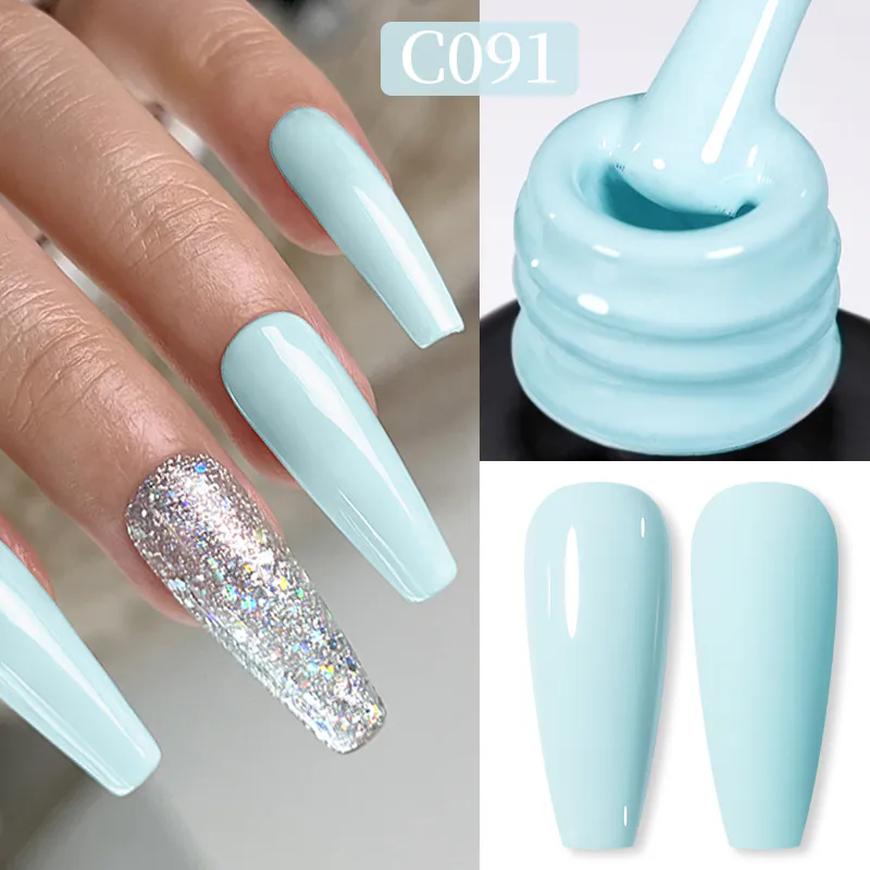 Born Pretty Pro UV/LED HEMA FREE gél lakk 15 ml - C091 - Non-Photo Blue