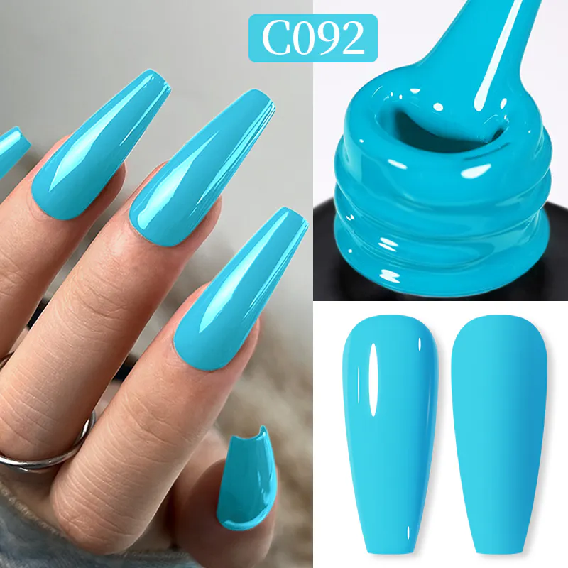 Born Pretty Pro UV/LED HEMA FREE gél lakk 15 ml - C092 - Pacific Blue