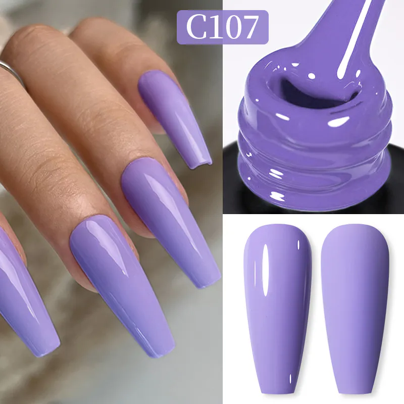 Born Pretty Pro UV/LED HEMA FREE gél lakk 15 ml - C107 - Medium Purple