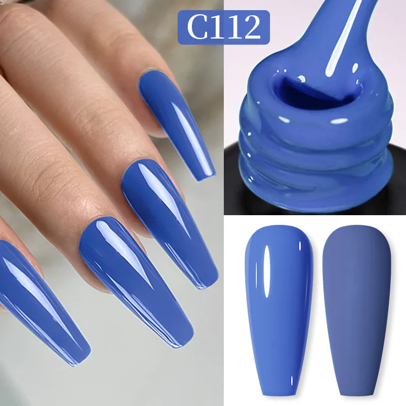 Born Pretty Pro UV/LED HEMA FREE gél lakk 15 ml - C112 - Bayern Blue