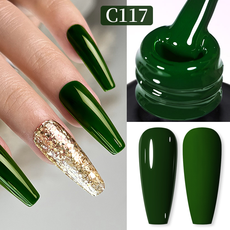 Born Pretty Pro UV/LED HEMA FREE gél lakk 15 ml - C117 - Sacramento Green