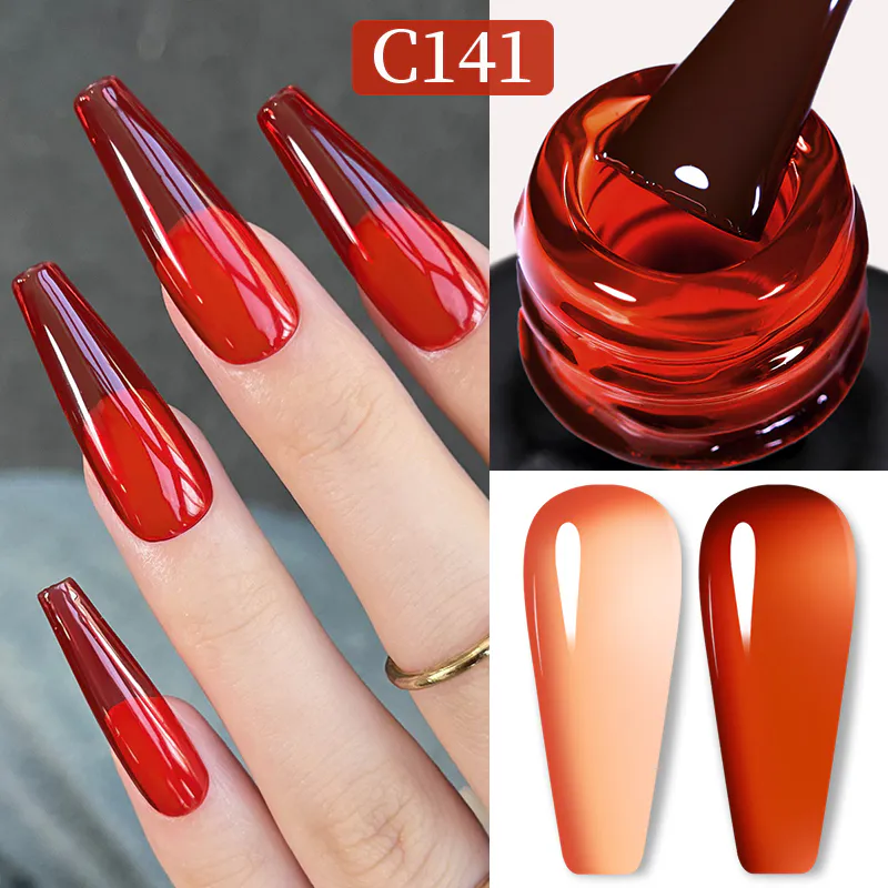 Born Pretty Pro UV/LED HEMA FREE gél lakk 15 ml - C141 - Jelly Marigold
