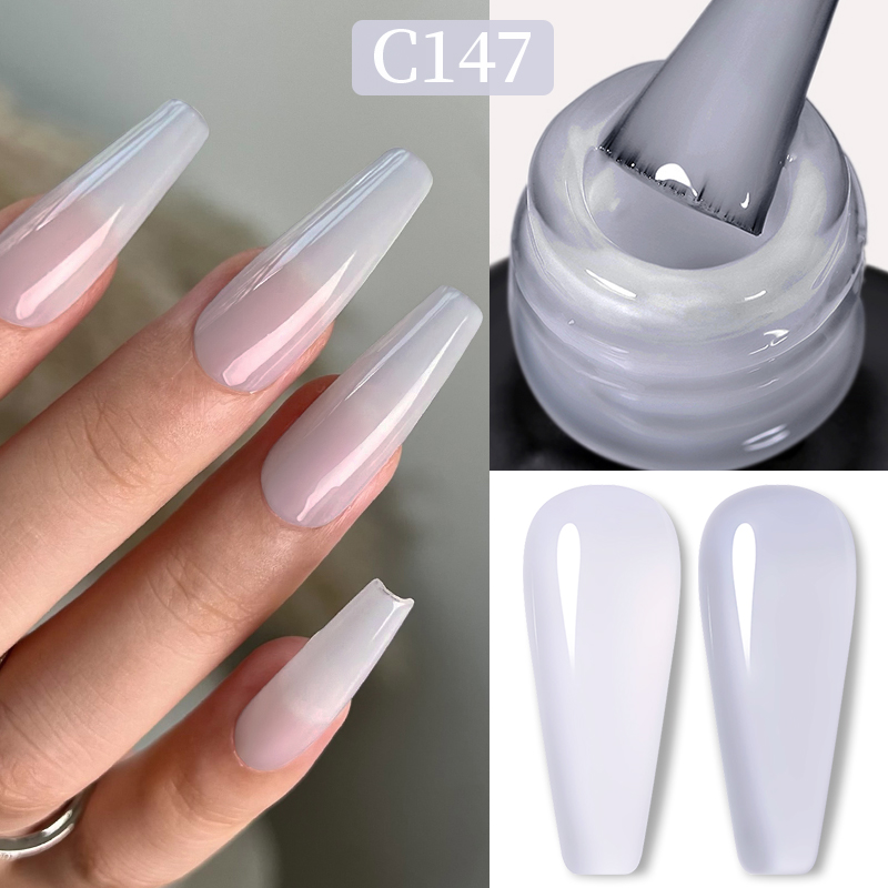 Born Pretty Pro UV/LED HEMA FREE gél lakk 15 ml - C147 - Milky Gray
