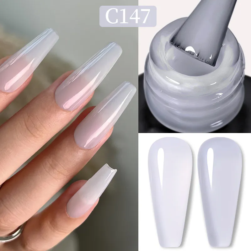 Born Pretty Pro UV/LED HEMA FREE gél lakk 15 ml - C147 - Milky Gray