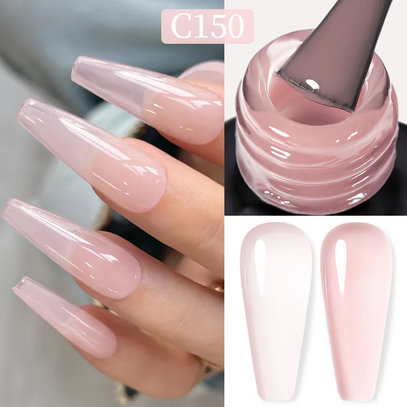 Born Pretty Pro UV/LED HEMA FREE gél lakk 15 ml - C150 - Milky Milk Tea