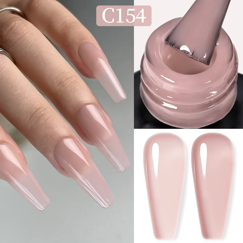 Born Pretty Pro UV/LED HEMA FREE gél lakk 15 ml - C154 - Milky Dust Storm