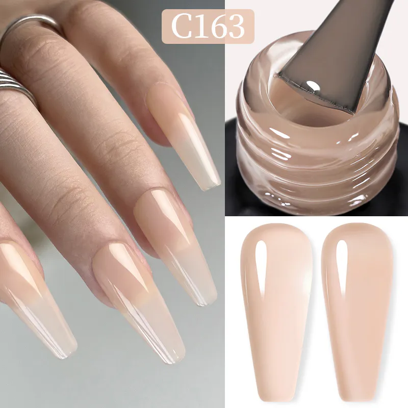 Born Pretty Pro UV/LED HEMA FREE gél lakk 15 ml - C163 - Jelly Soy Milk