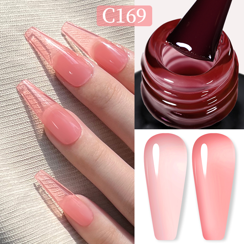 Born Pretty Pro UV/LED HEMA FREE gél lakk 15 ml - C169 - Jelly Light Blush