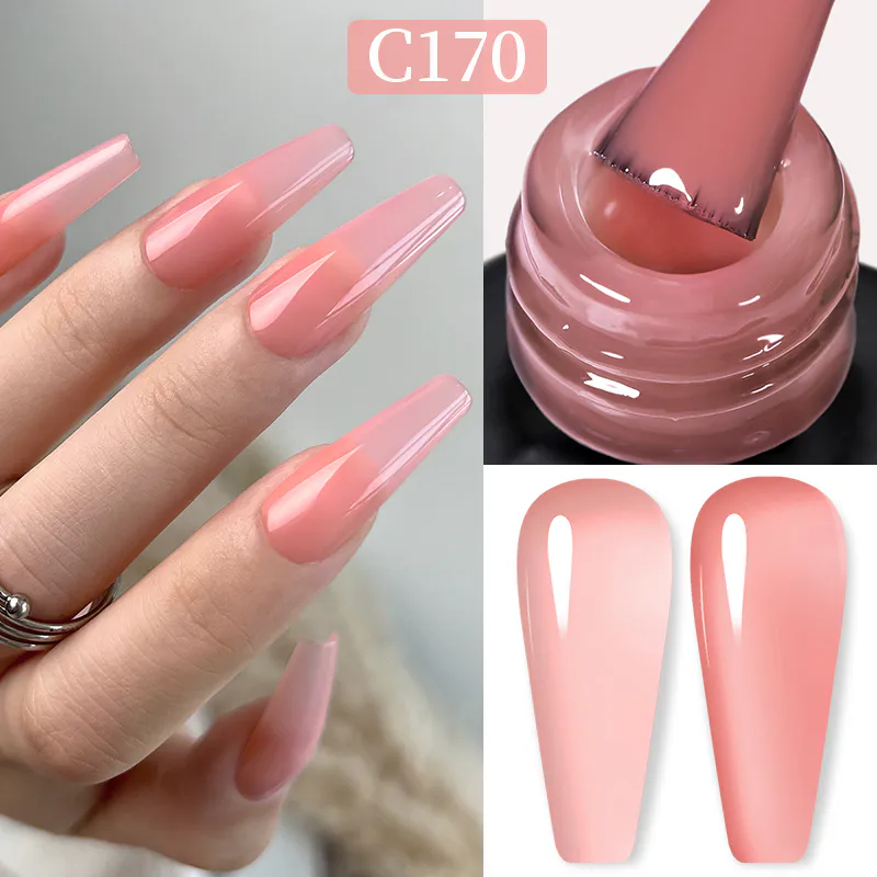 Born Pretty Pro UV/LED HEMA FREE gél lakk 15 ml - C170 - Jelly Blush