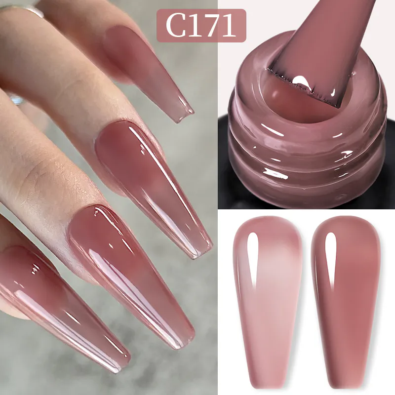 Born Pretty Pro UV/LED HEMA FREE gél lakk 15 ml - C171 - Jelly Rose